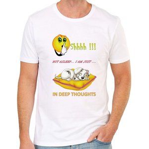 Branded printed polyester T-Shirt - In Deep Thoughts - Introductory Offer